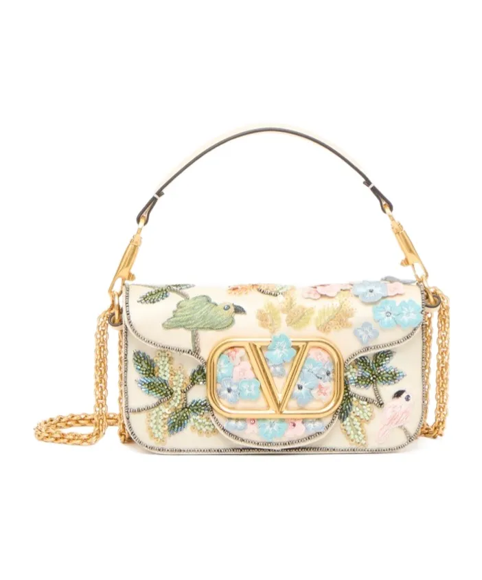 Locò Small Embroidered Shoulder Bag