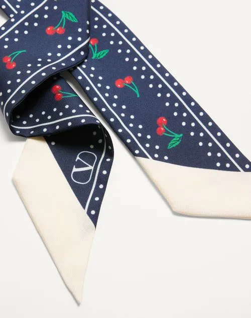 Garavani Cherryfic Bandeau Scarf
