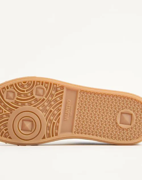 Upvillage Trainer In Crust Leather With Nappa Calfskin Leather Band