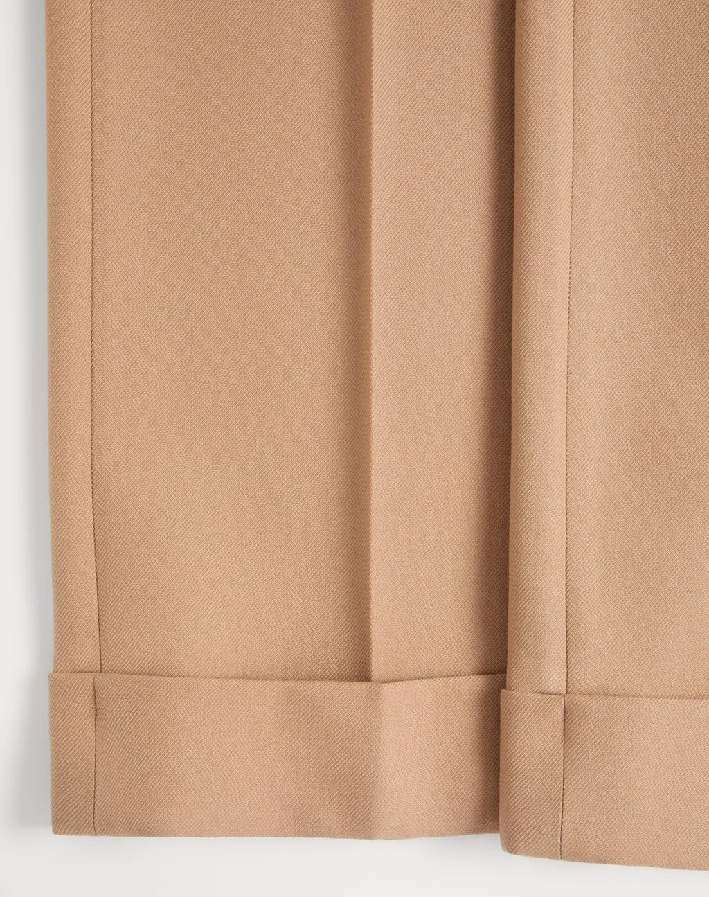 Turn-Up Hem Tailored Trousers