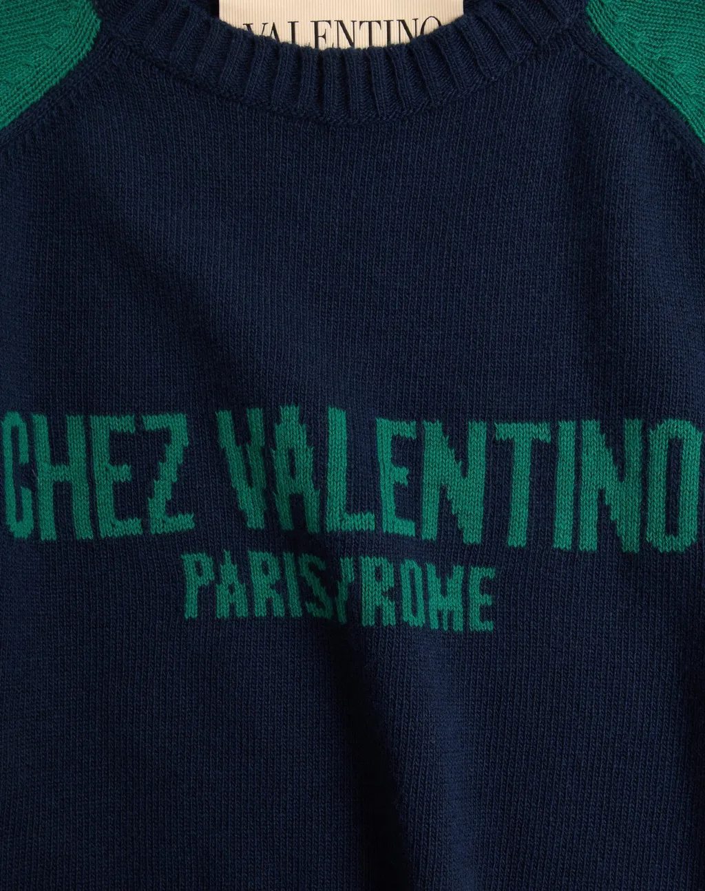 Logo Intarsia Crewneck Jumper