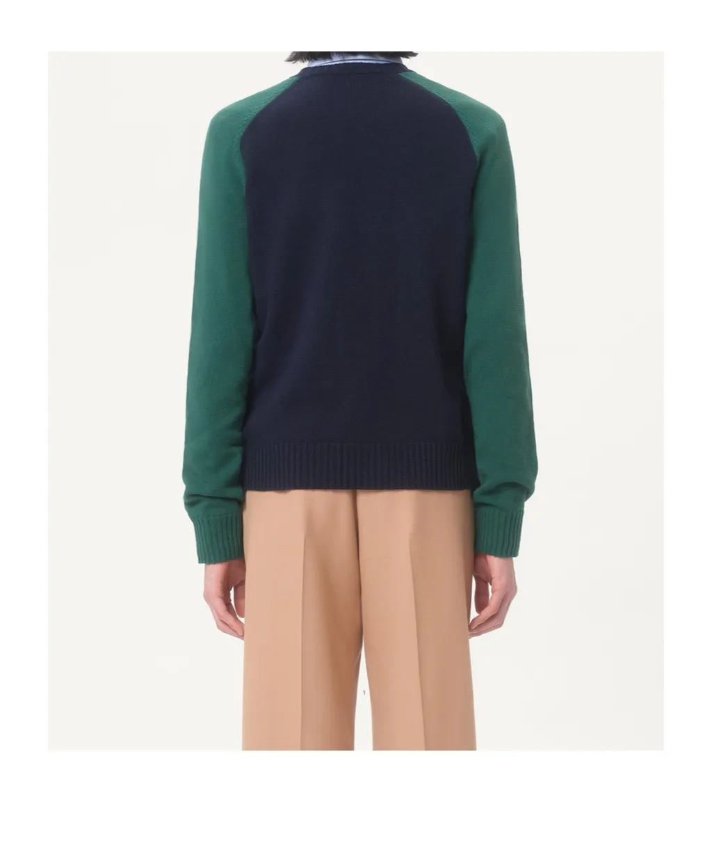 Logo Intarsia Crewneck Jumper