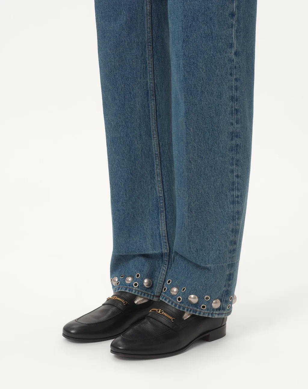 Vlogo Signature Round-Toe Loafers