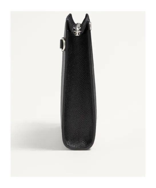 Vlogo Signature Grainy Calfskin Pouch