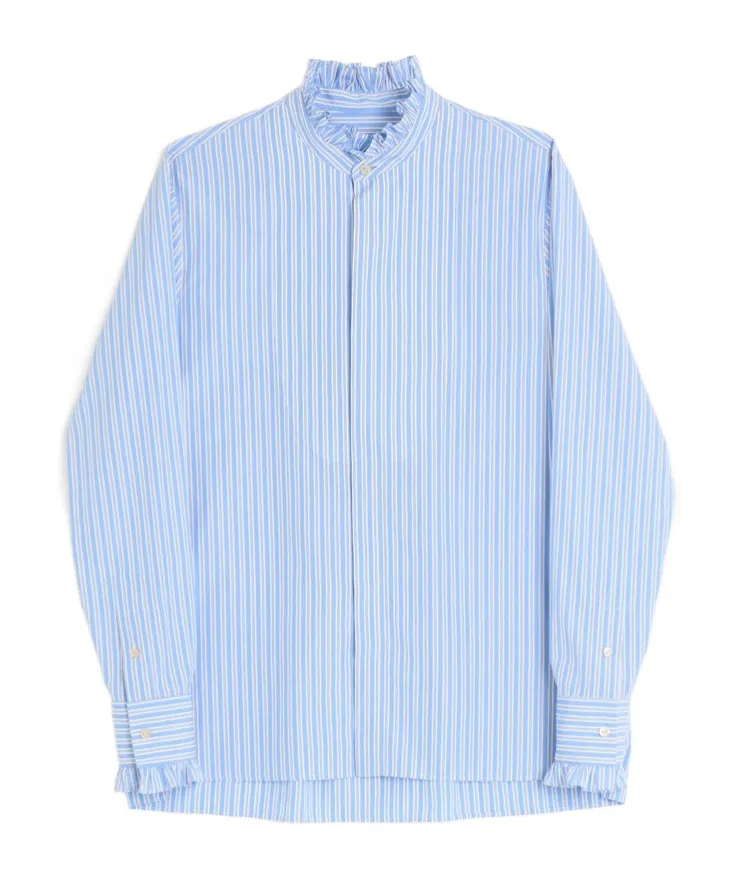 Striped Button-Up Shirt