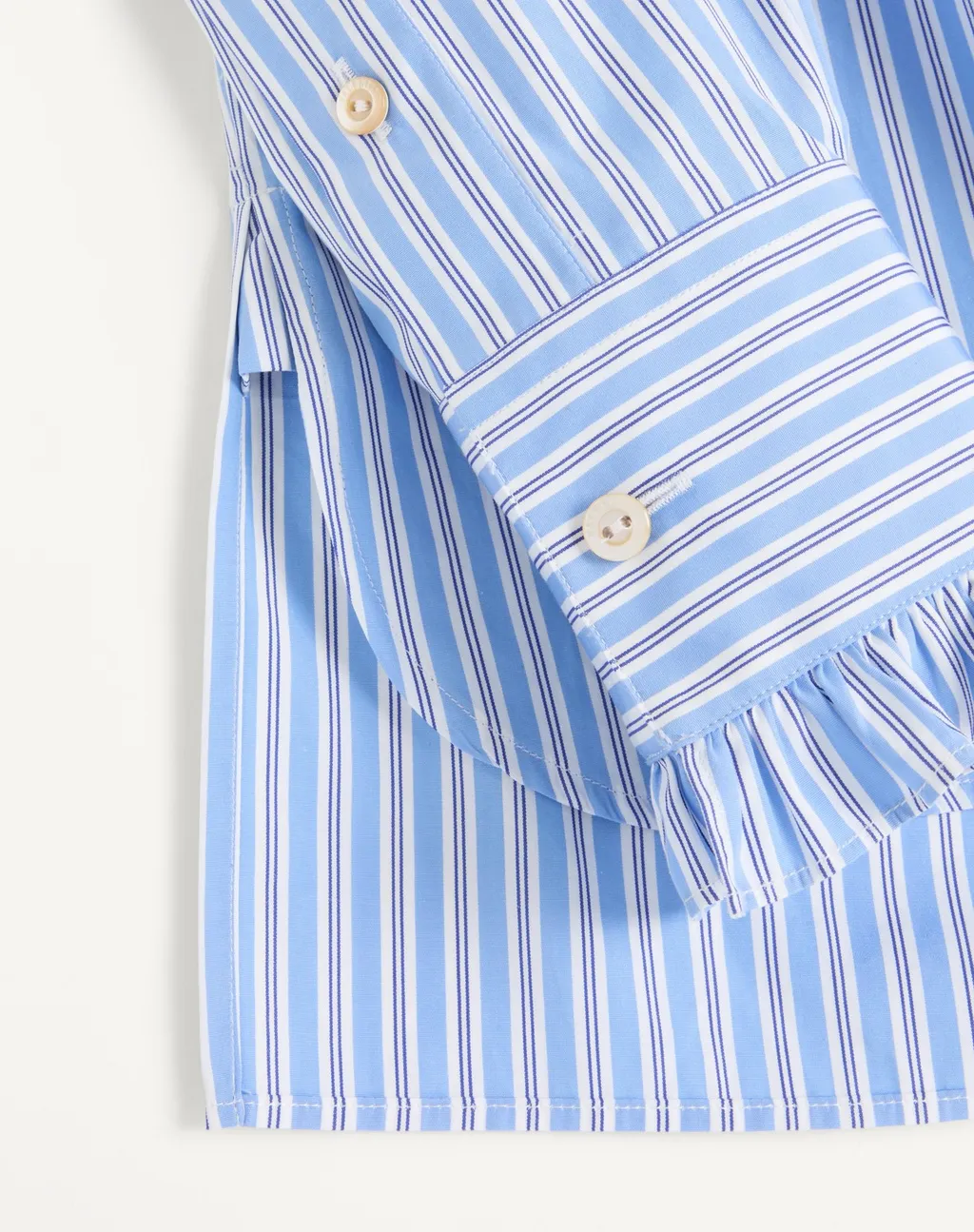 Striped Button-Up Shirt