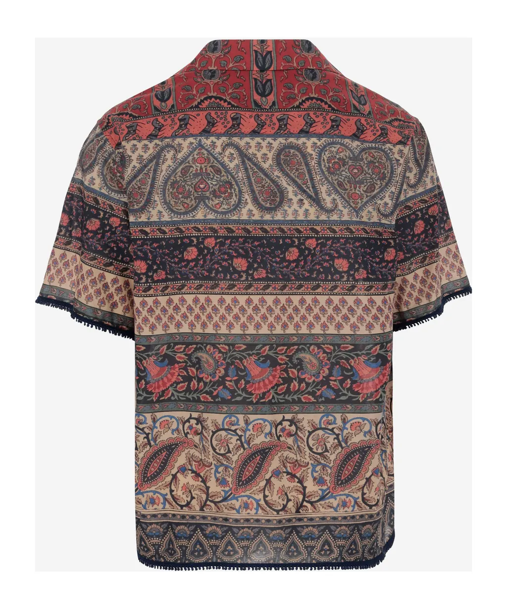 Garavani Voyage Imaginaire Printed Bowling Shirt