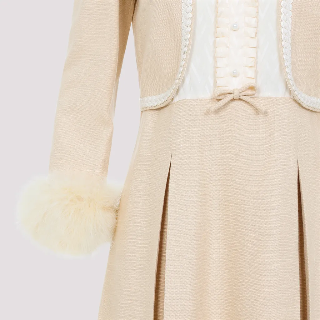 Lapel Long Sleeve Dress