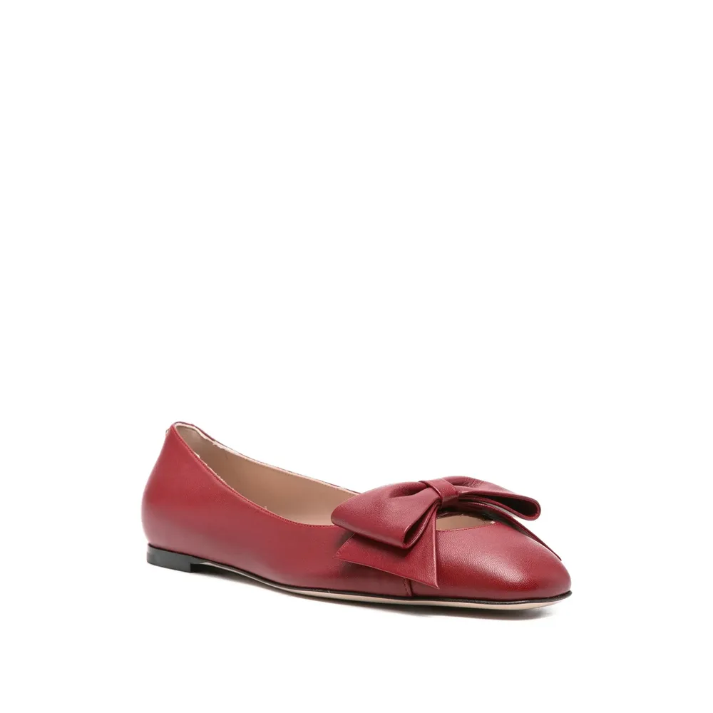 Bow-Detail Ballet Flats