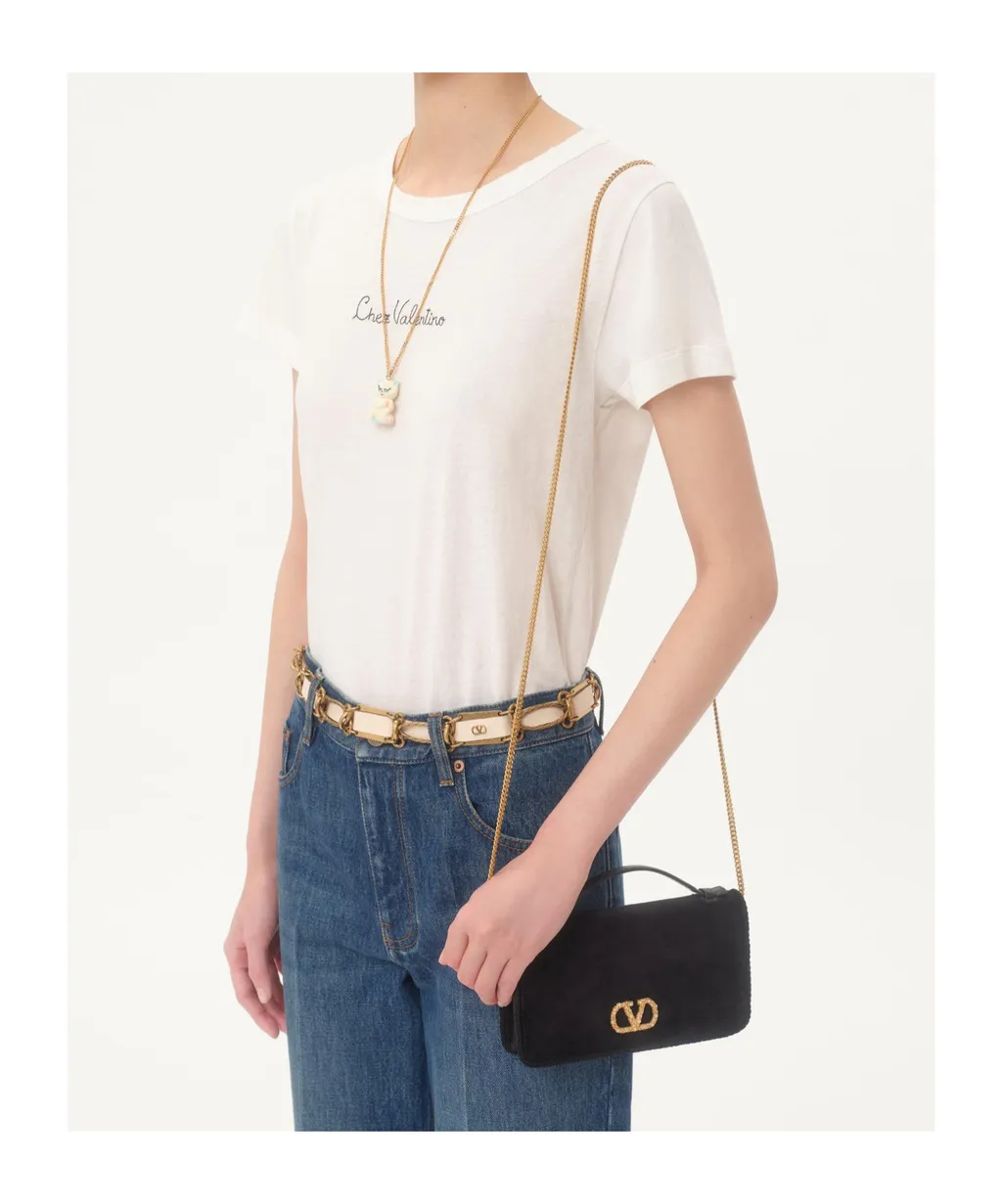 Vlogo Signature Braided Edge Tote Bag