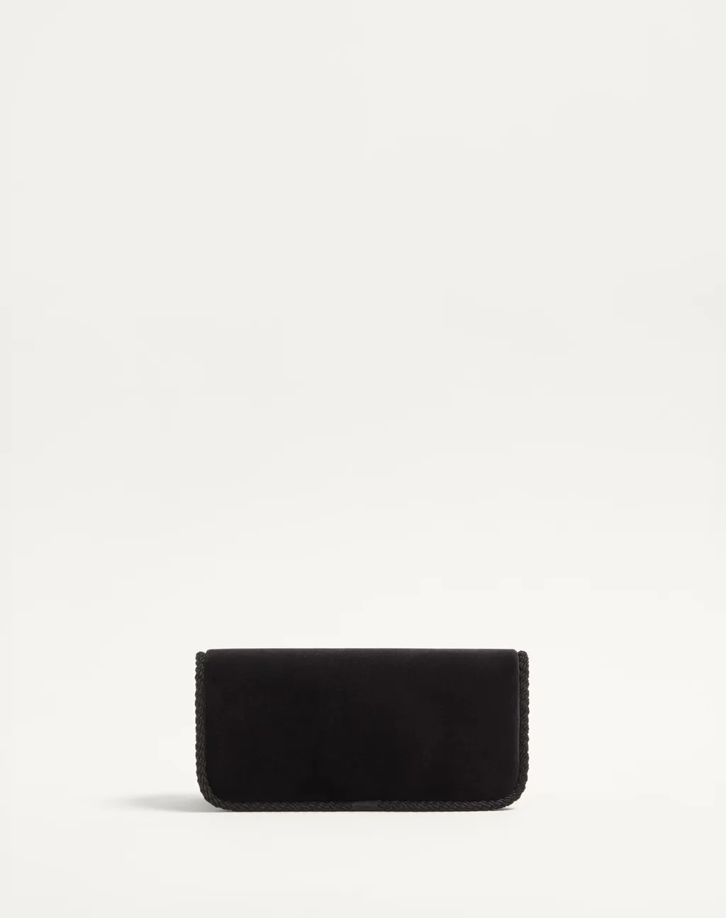 Locò Velvet Foldover Top Clutch Bag