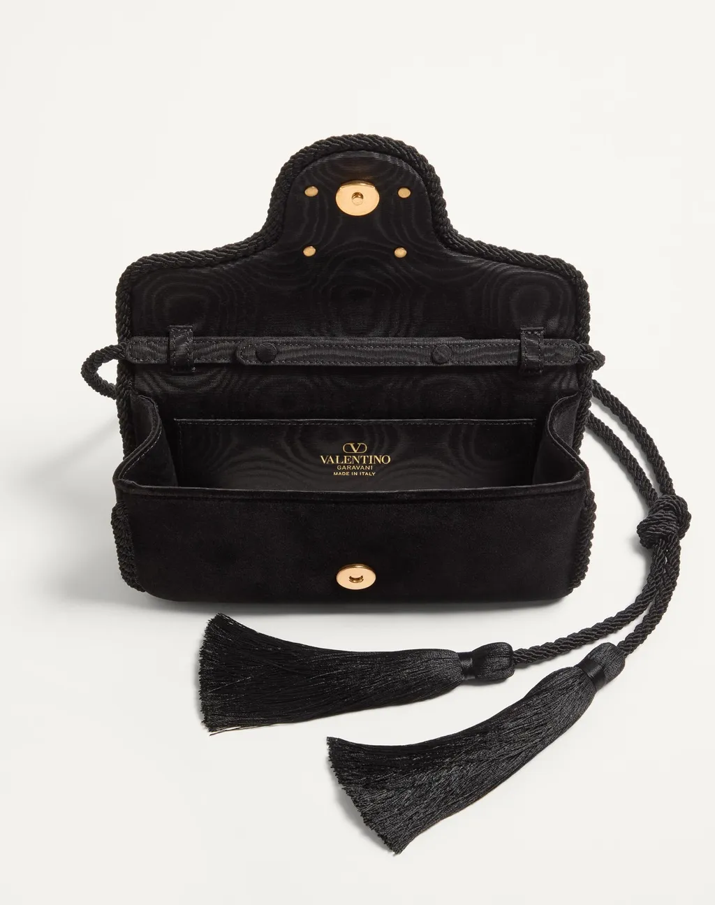 Locò Velvet Foldover Top Clutch Bag