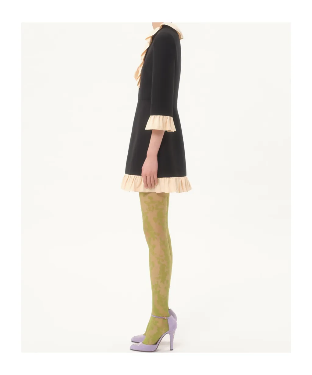 Crepe Couture Short Dress