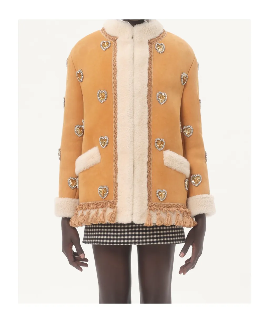 Embroidered Sheepskin
