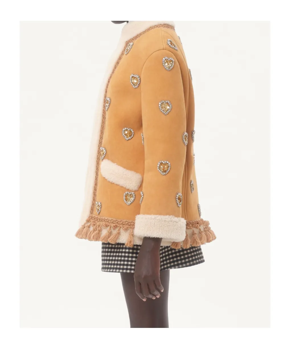 Embroidered Sheepskin