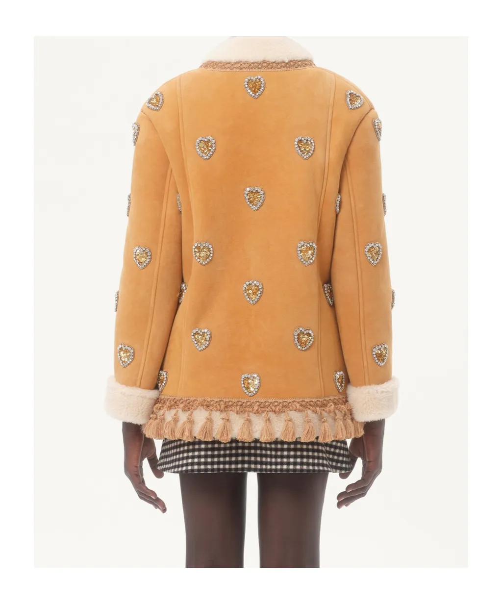 Embroidered Sheepskin