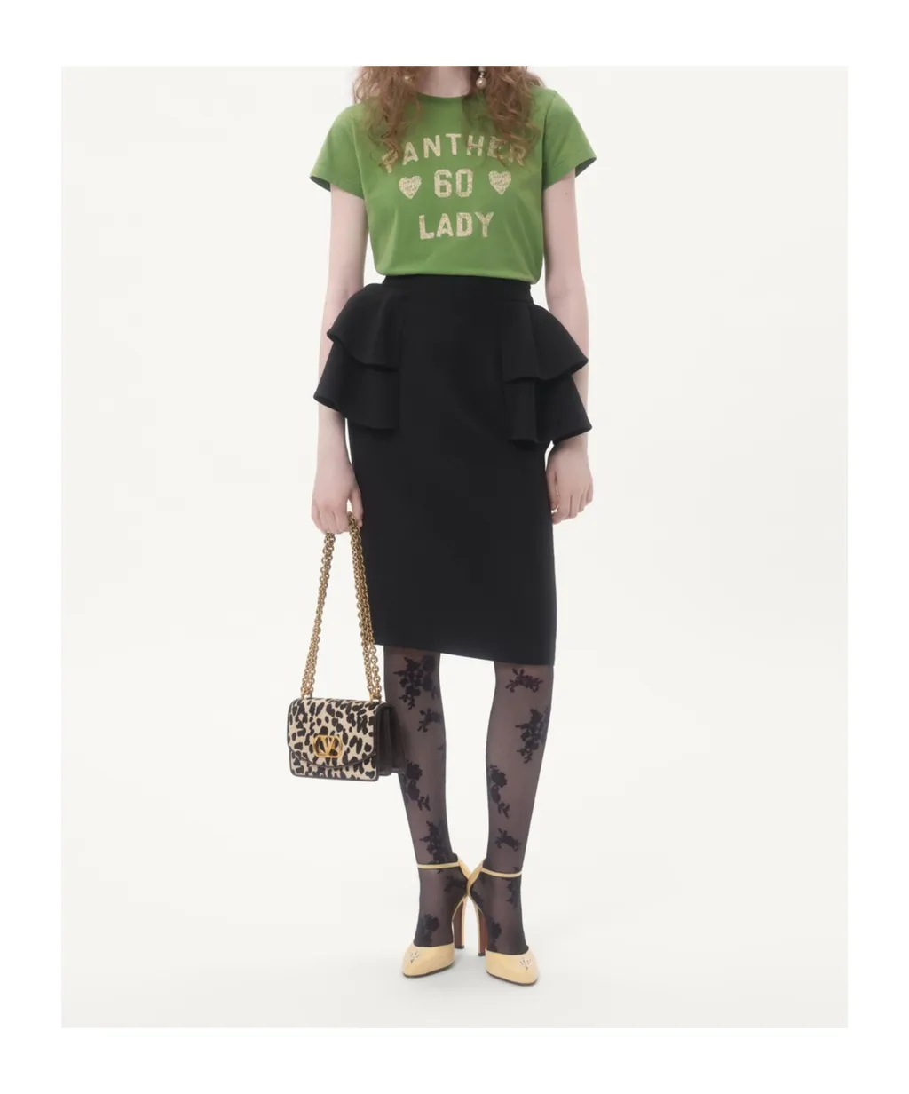 Vain Small Shoulder Bag In Pony Effect Calfskin With Animalier Print