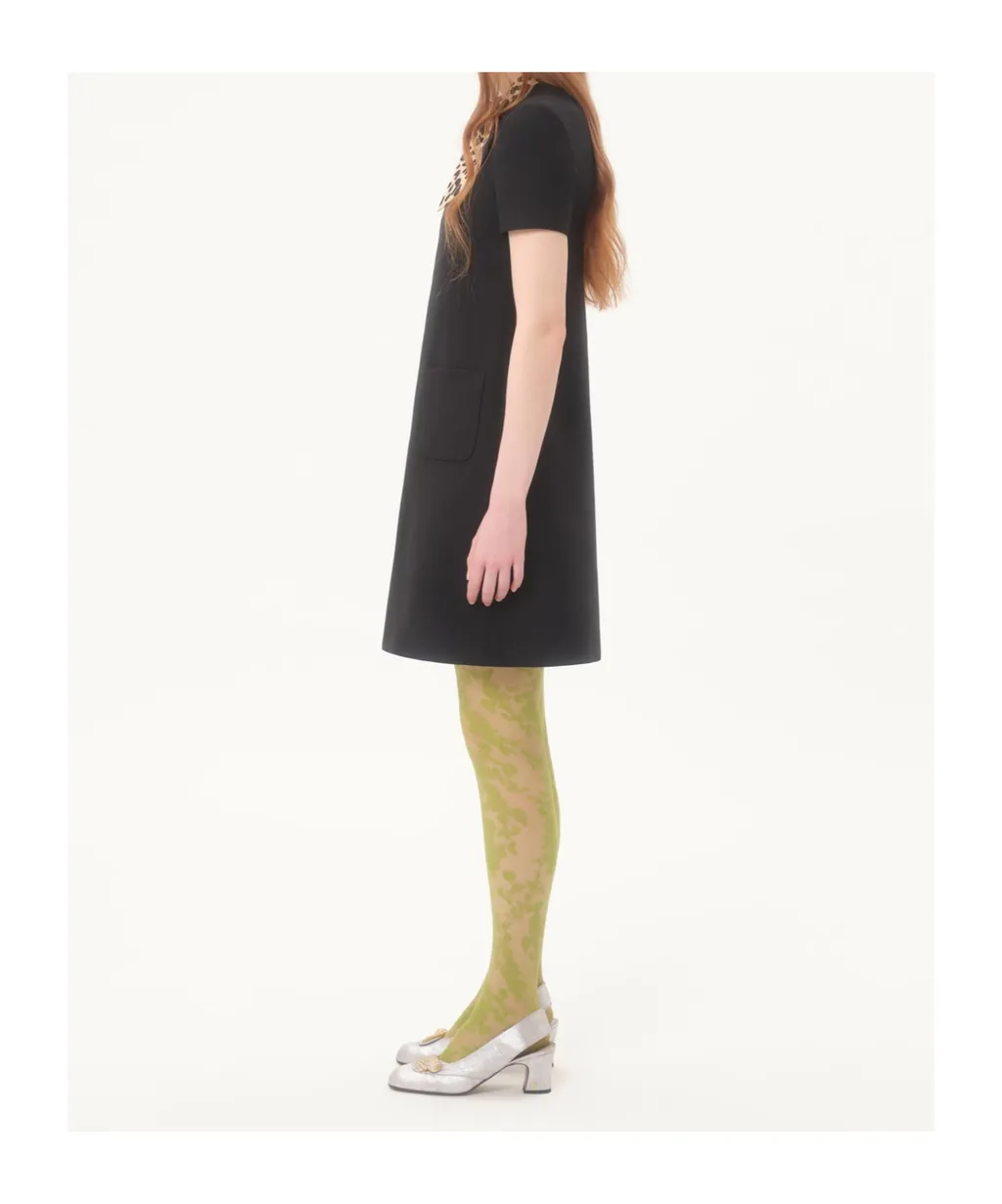 Crepe Couture Short Dress