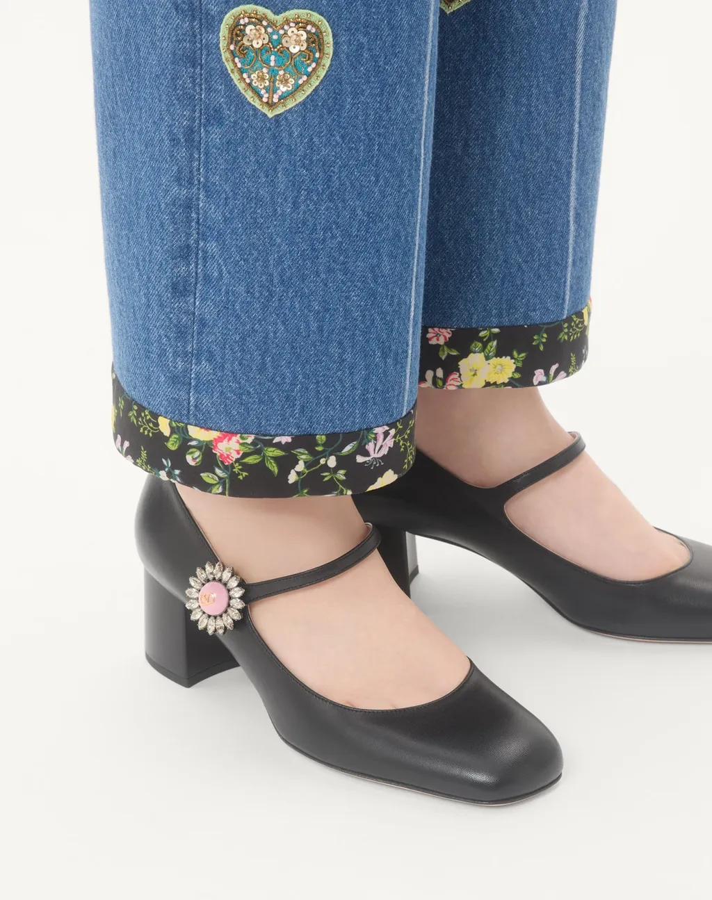 Vlogo Signature Embellished Pumps