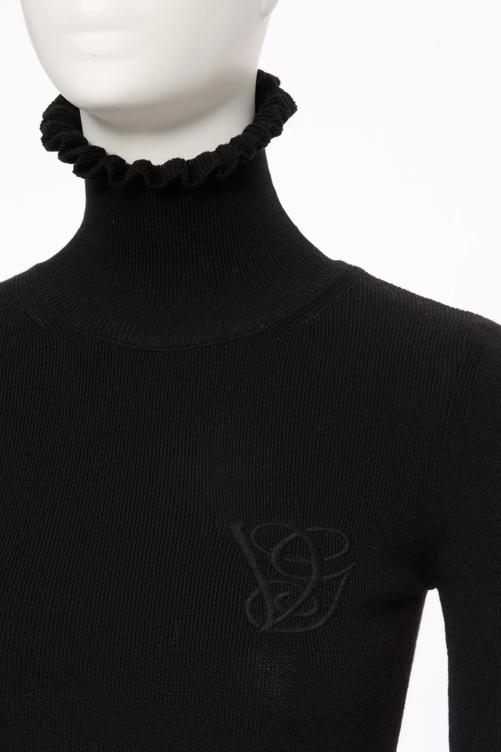 Logo Embroidered High Neck Jumper
