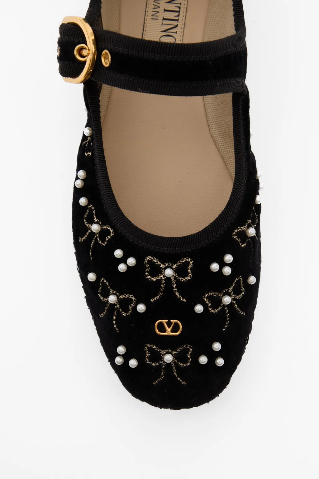 Bow Detailed Flat Shoes