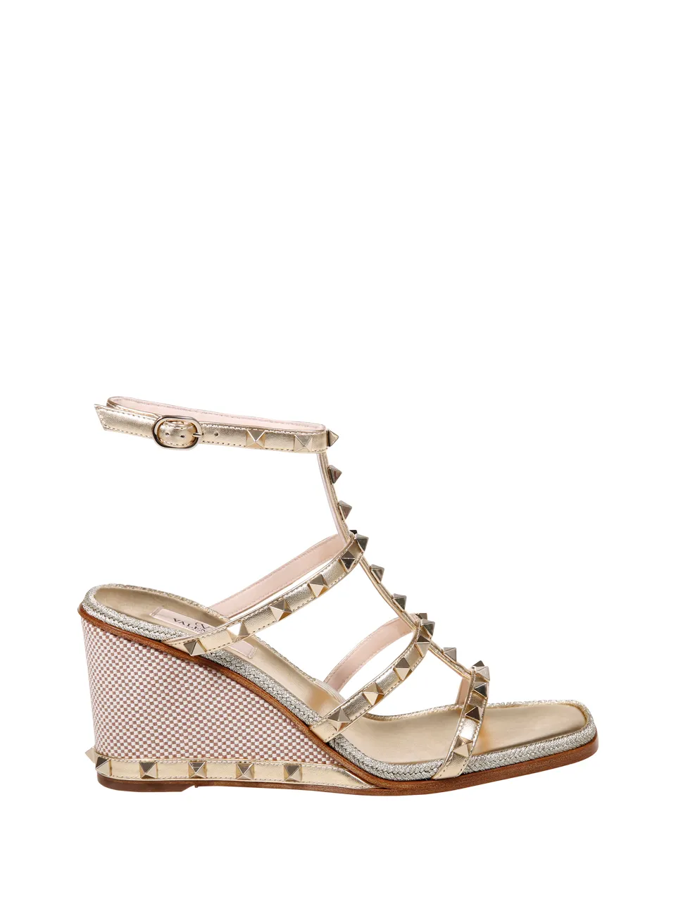 80Mm Studded Wedge-Heel Sandals