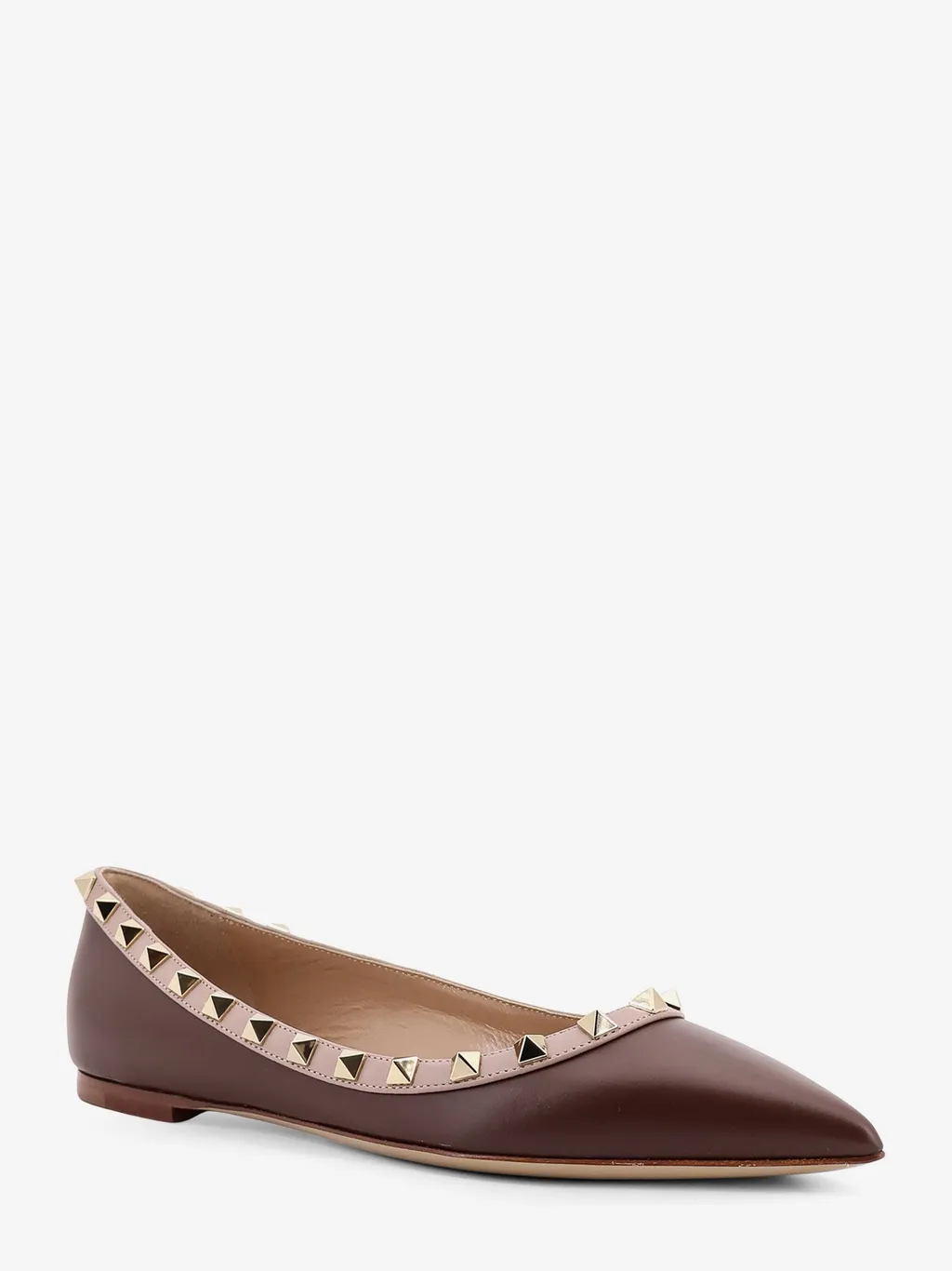 Garavani Rockstud Pointed Toe Flat Shoes