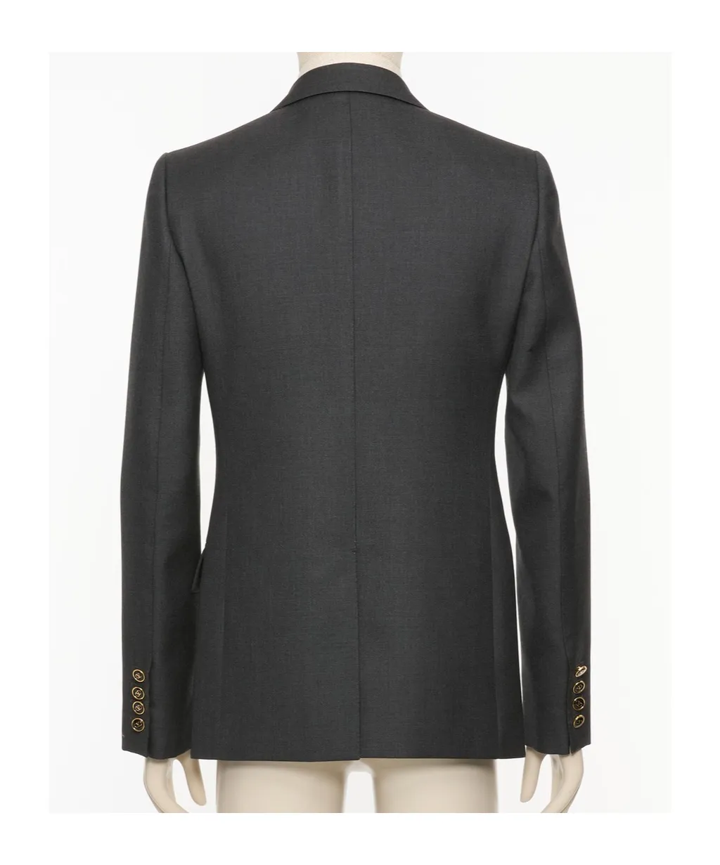 Single-Breasted Straight Hem Blazer
