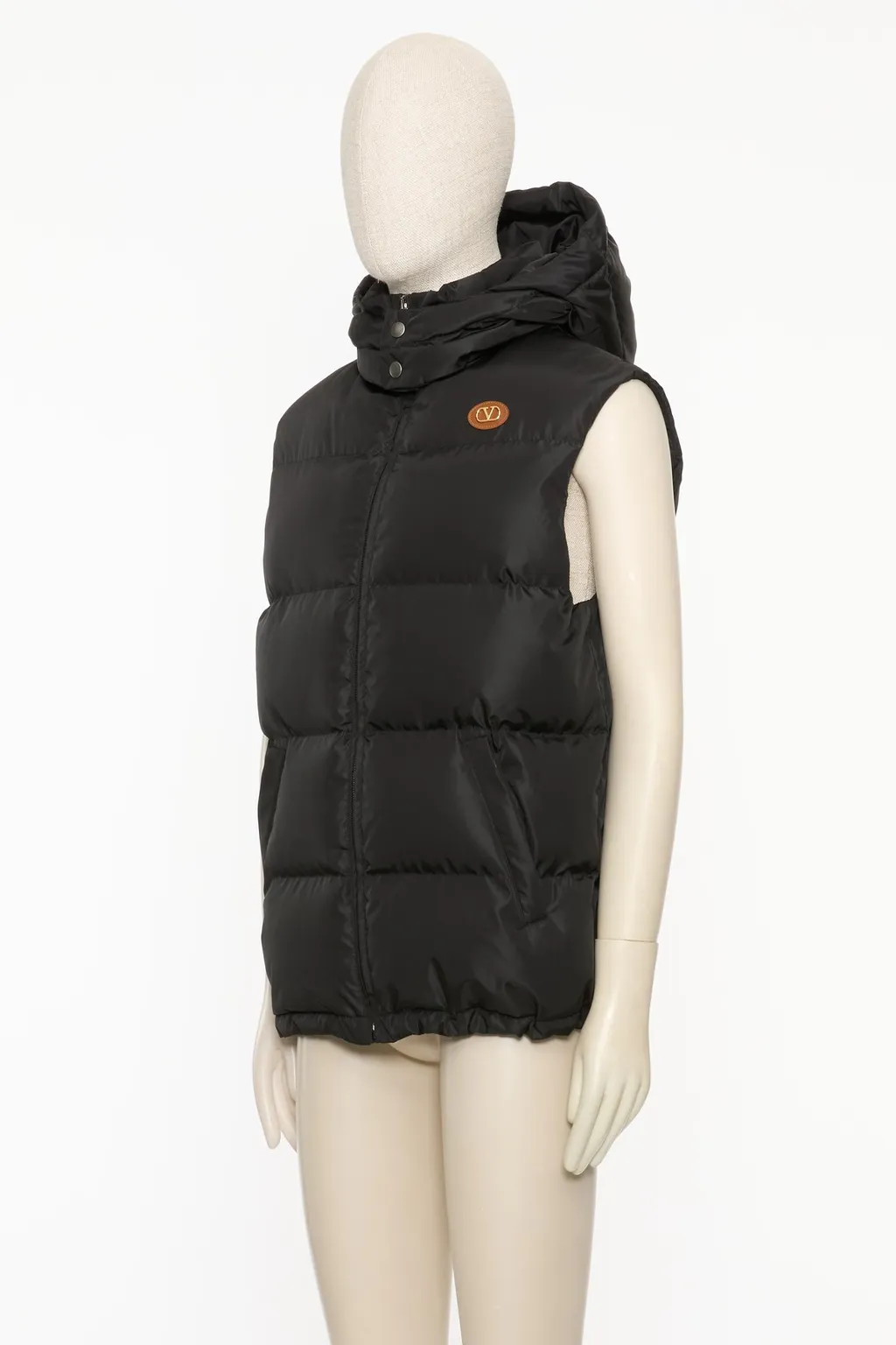Vlogo Signature Zip-Up Puffer Gilet