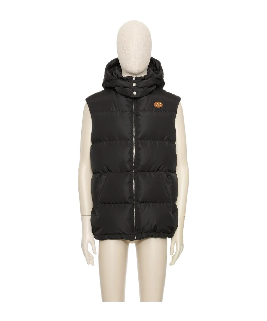 Vlogo Signature Zip-Up Puffer Gilet