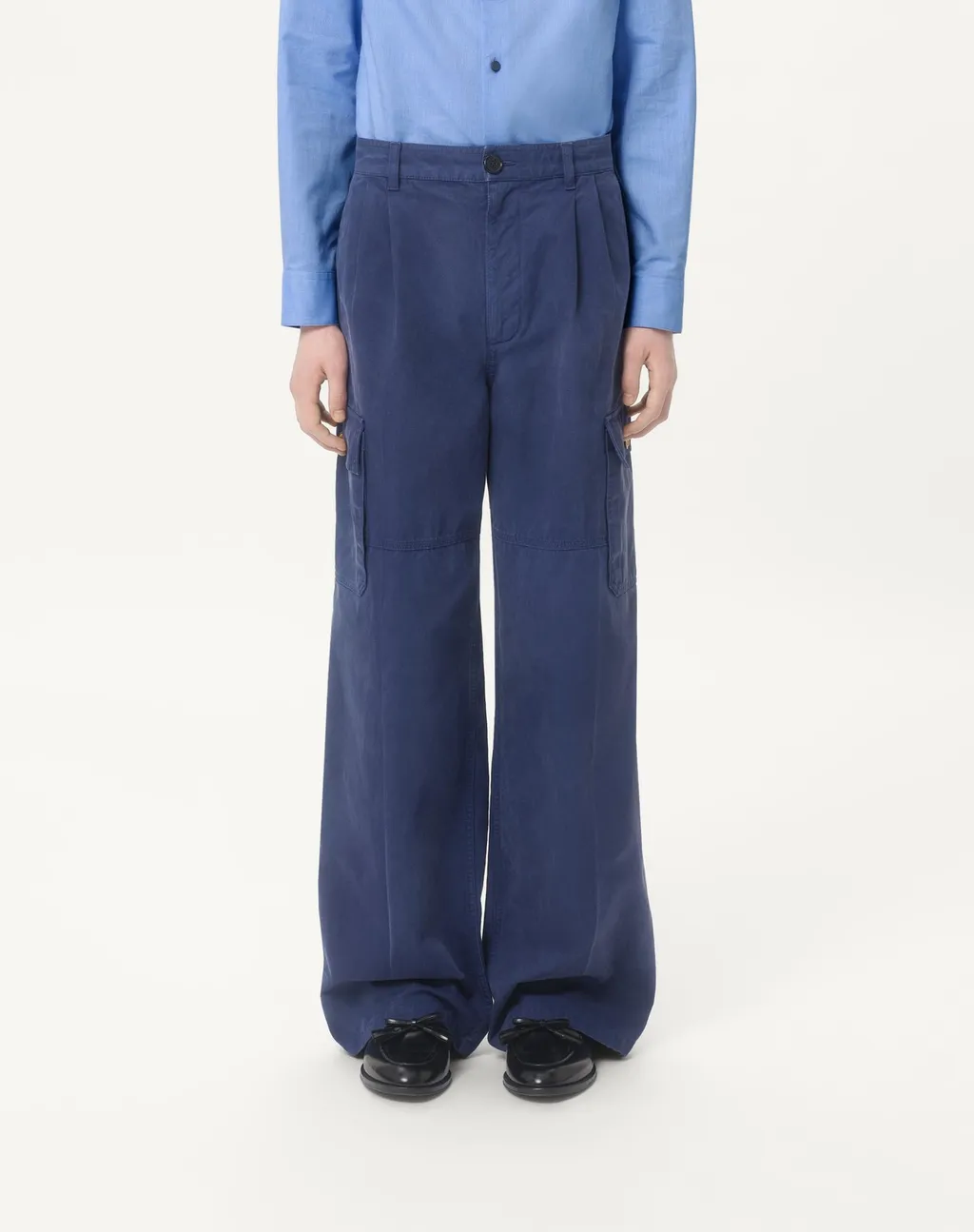 Denim Cargo Trousers