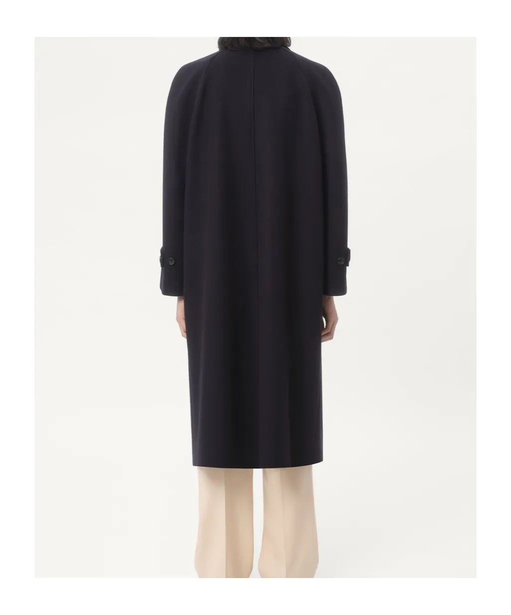 Single-Breasted Straight Hem Coat