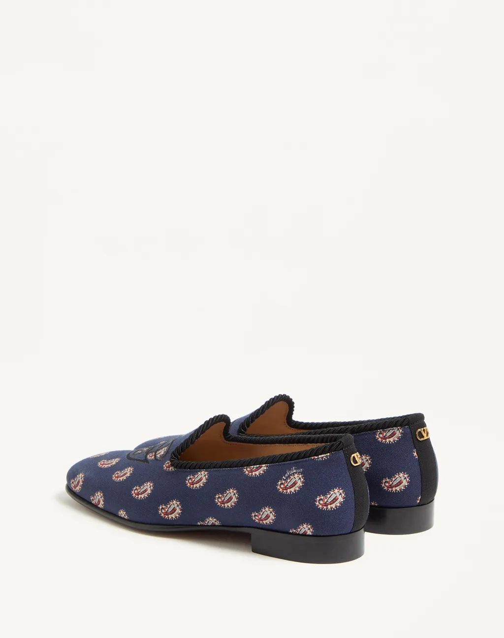 All-Over Patterned Slip-On Loafers