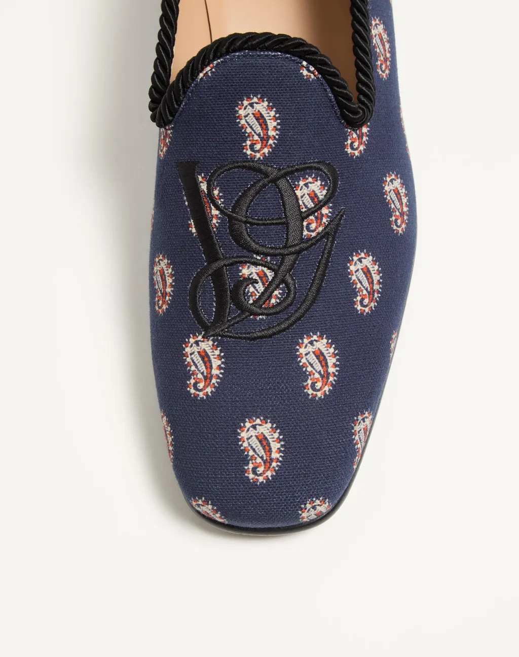 All-Over Patterned Slip-On Loafers