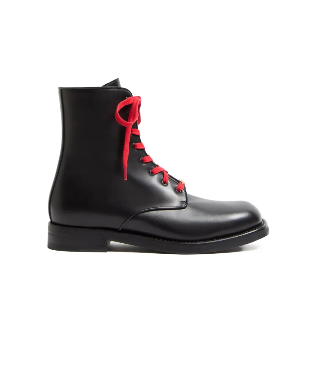 Punx Calfskin Combat Boot
