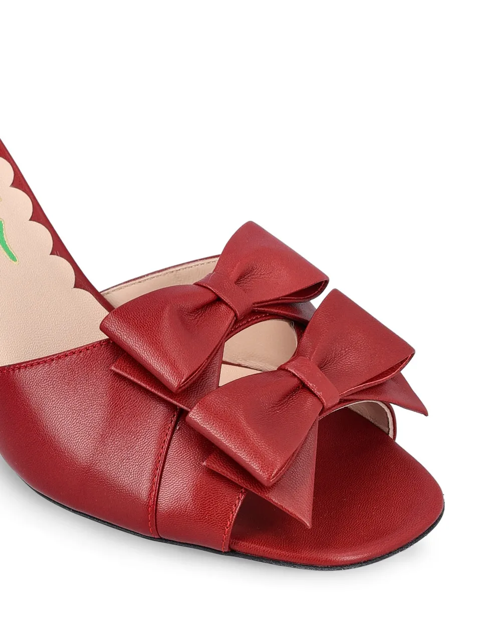 Bow Detailed Open Toe Sandals