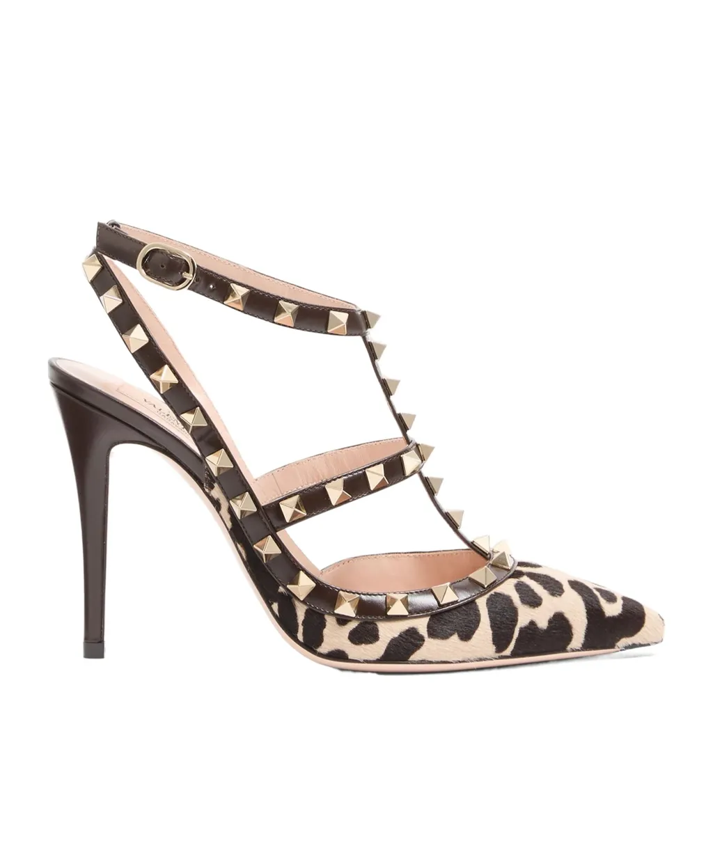 Rockstud Pumps With Straps