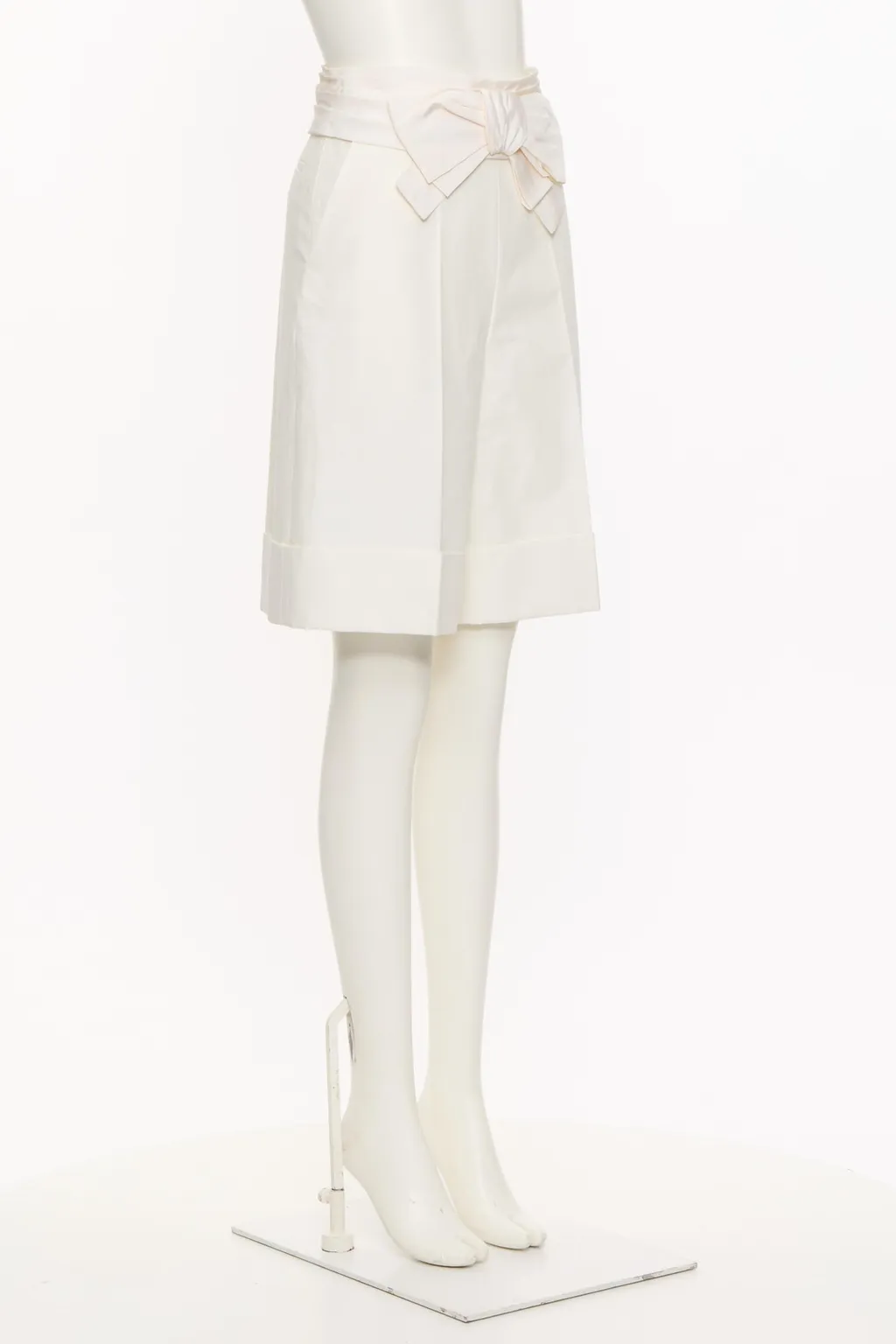 Bow Detailed Bermuda Shorts
