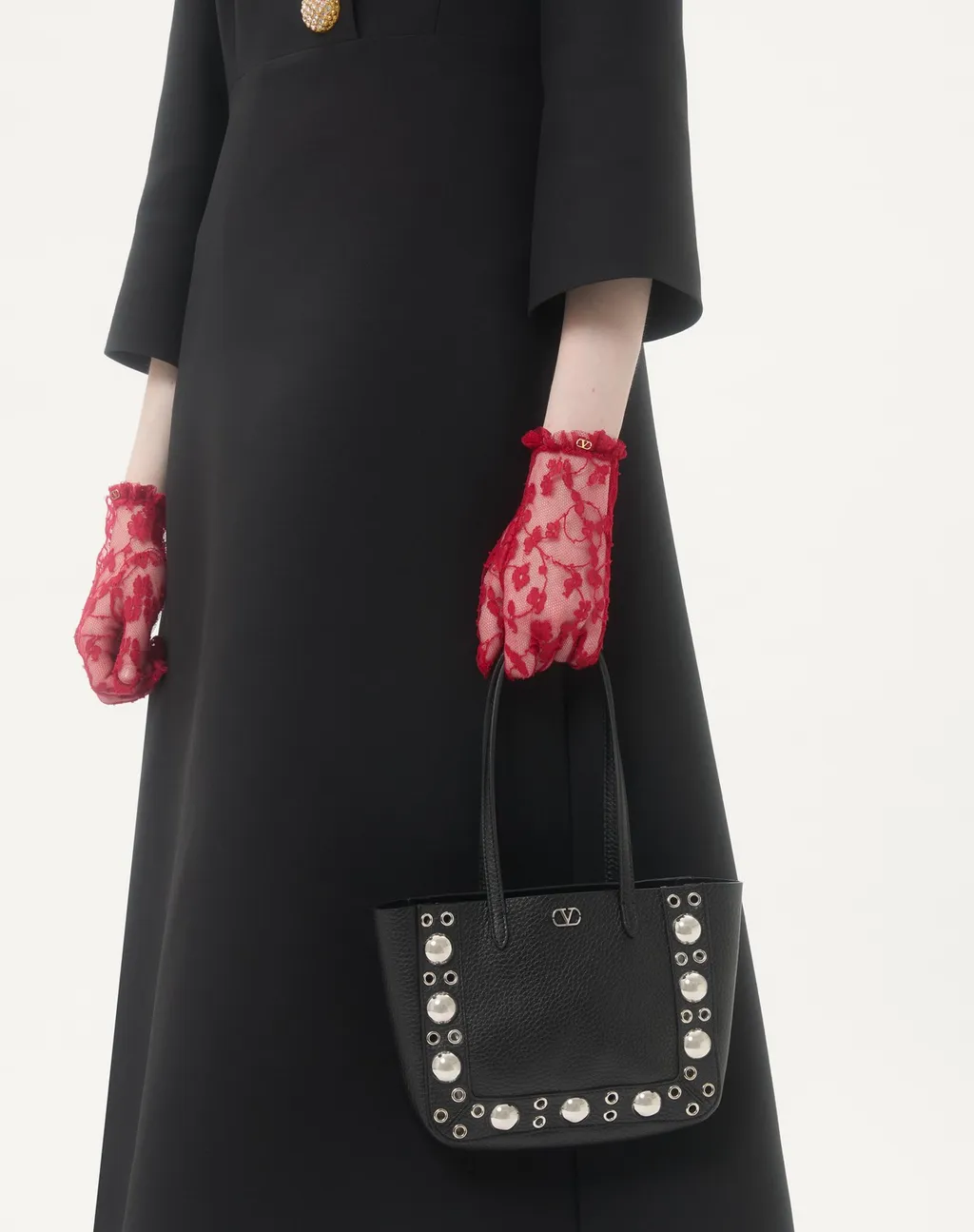 Crepe Couture Midi Dress