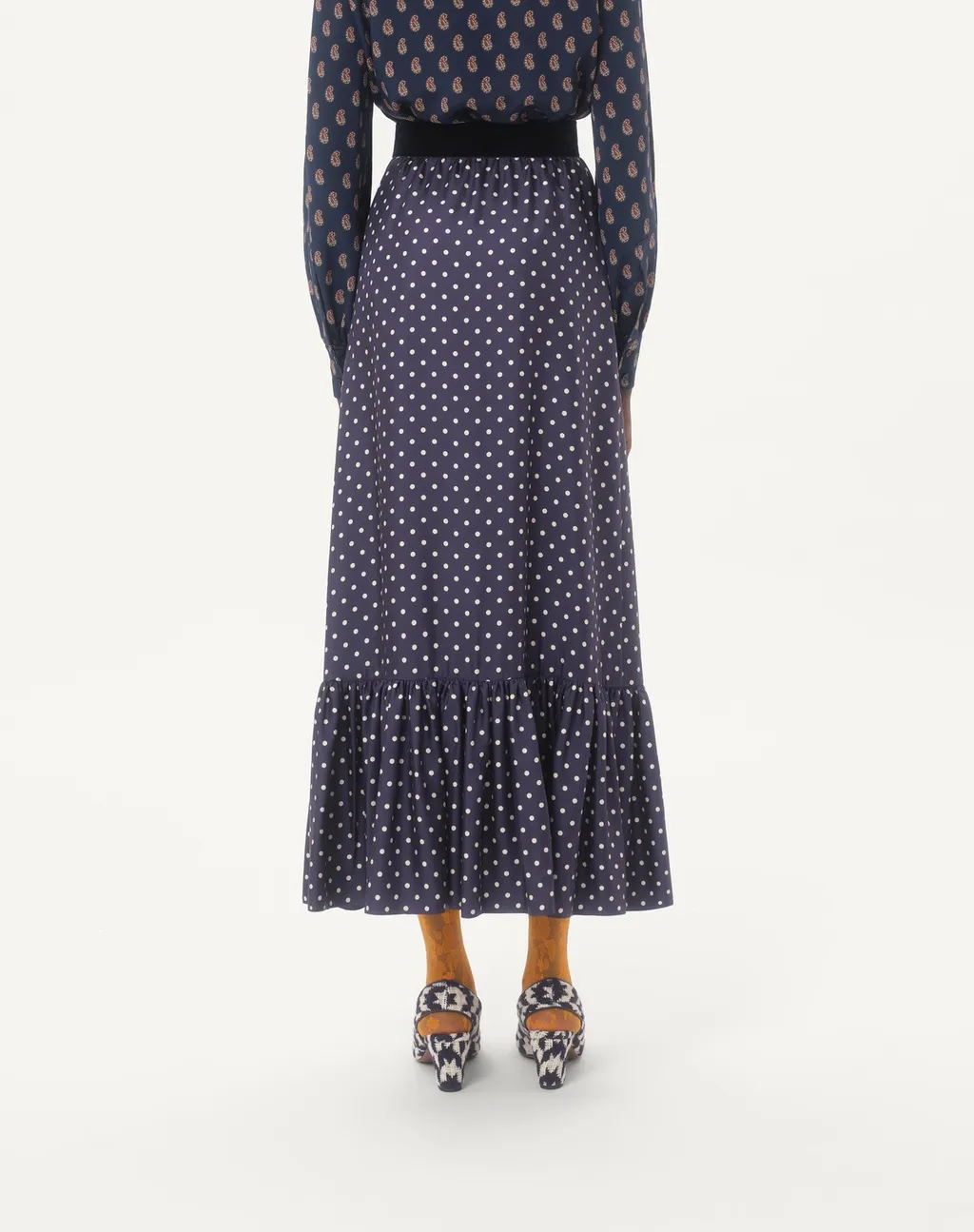 Pois Midi Skirt
