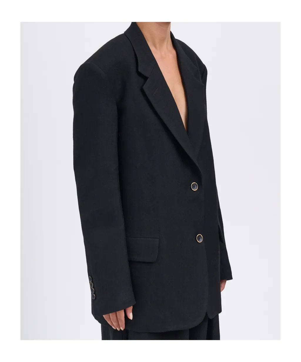 Long-Sleeved Suit Jacket