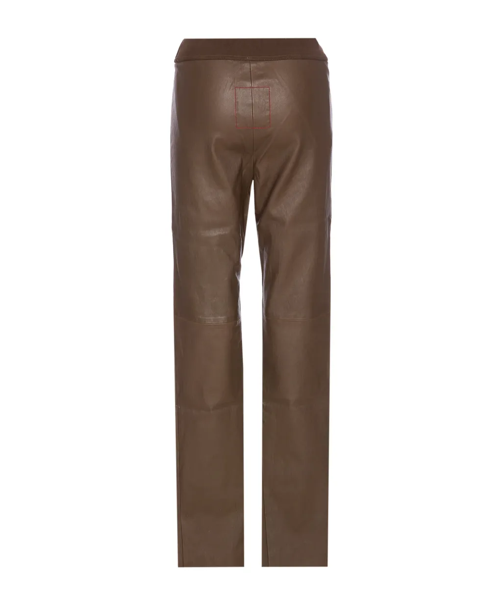 Straight-Leg Casual Pants