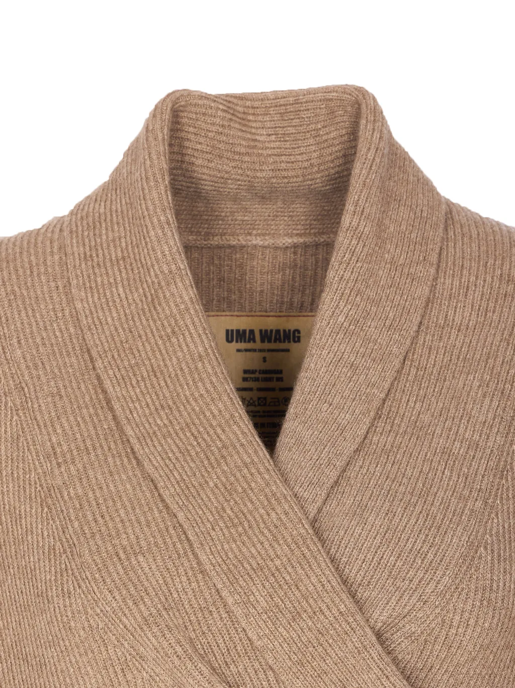 Long-Sleeved Wrap Sweater