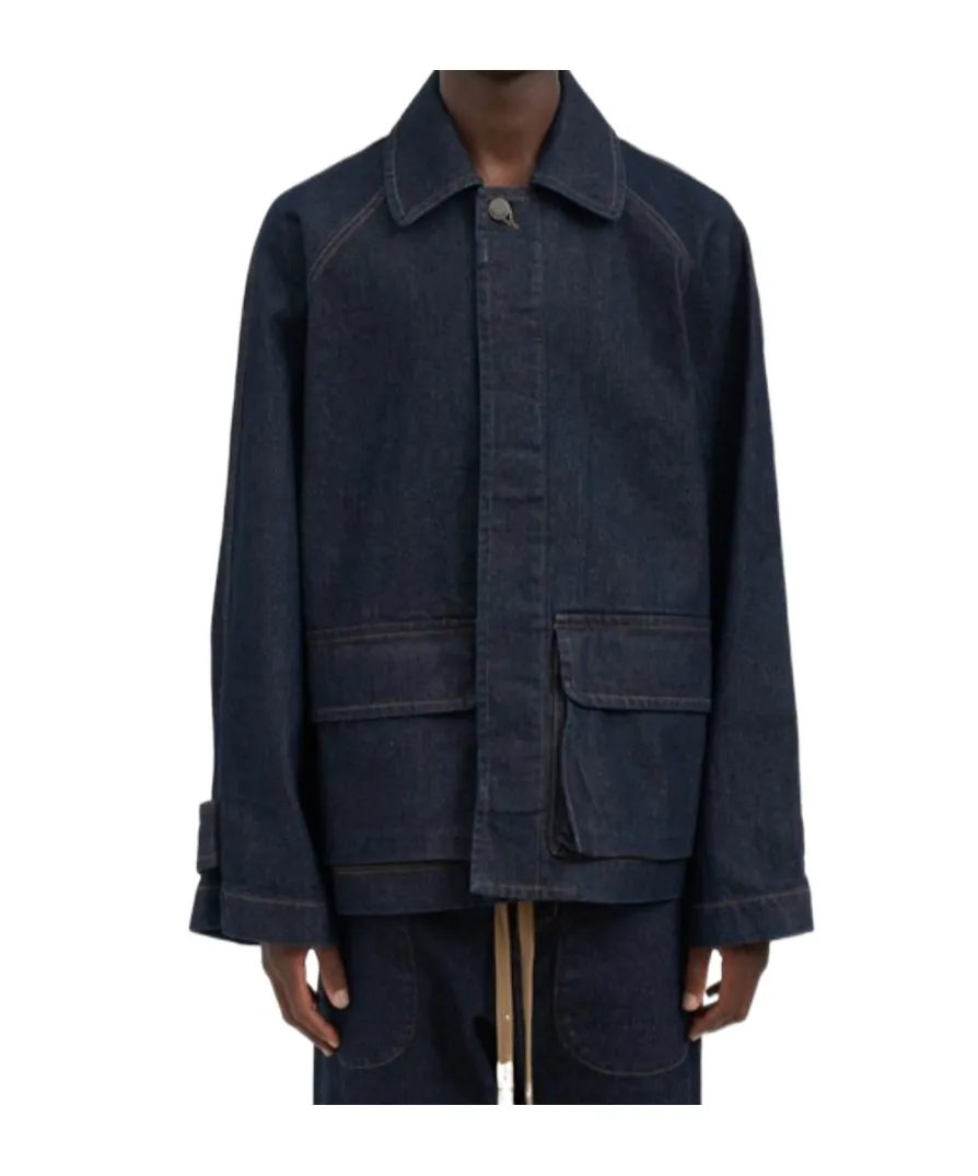 Long-Sleeved Denim Jacket
