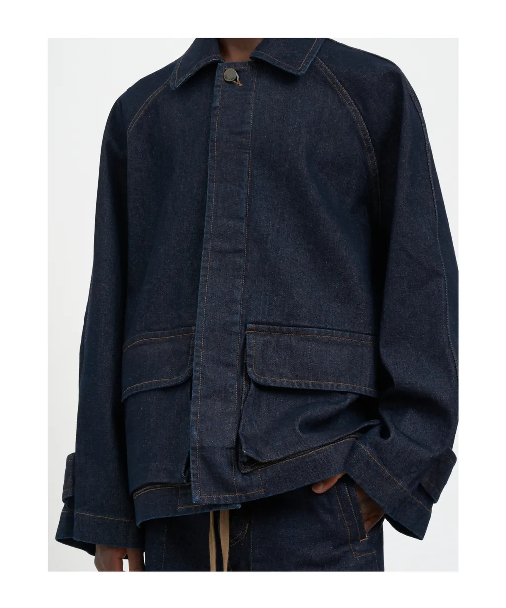 Long-Sleeved Denim Jacket