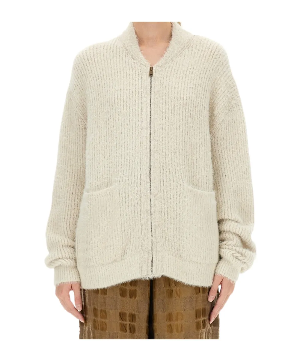 Long-Sleeved Knitted Cardigan