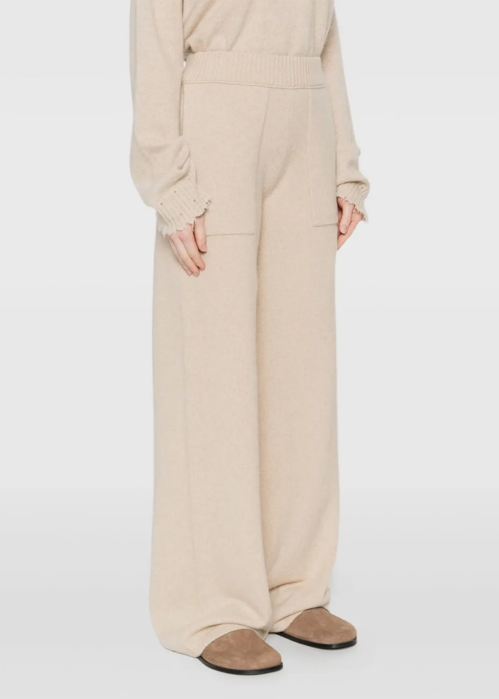 Elastic Waist Casual Pants
