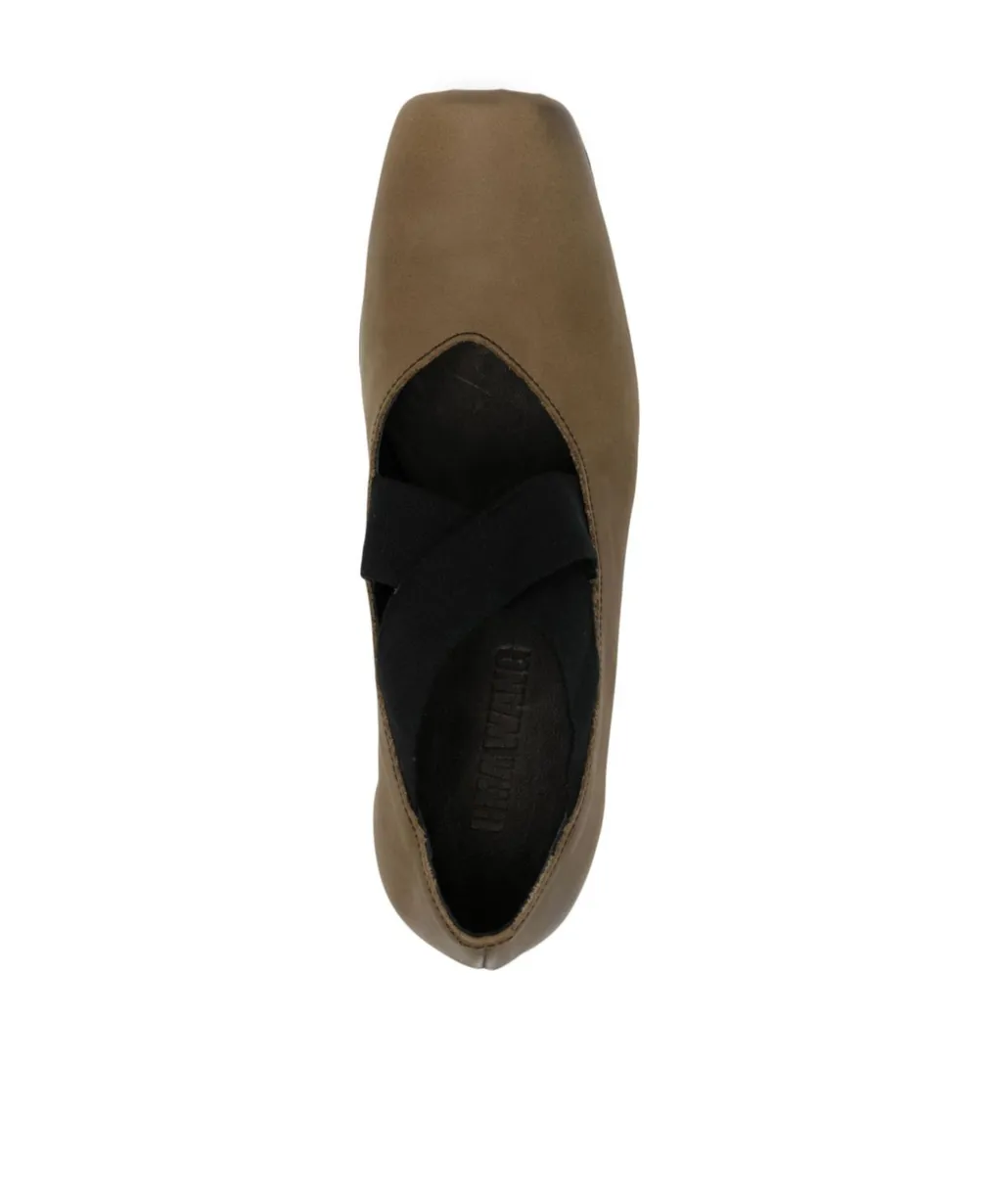 Square-Toe Ballet Flats