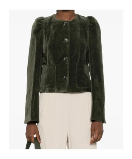 Crew Neck Casual Jacket