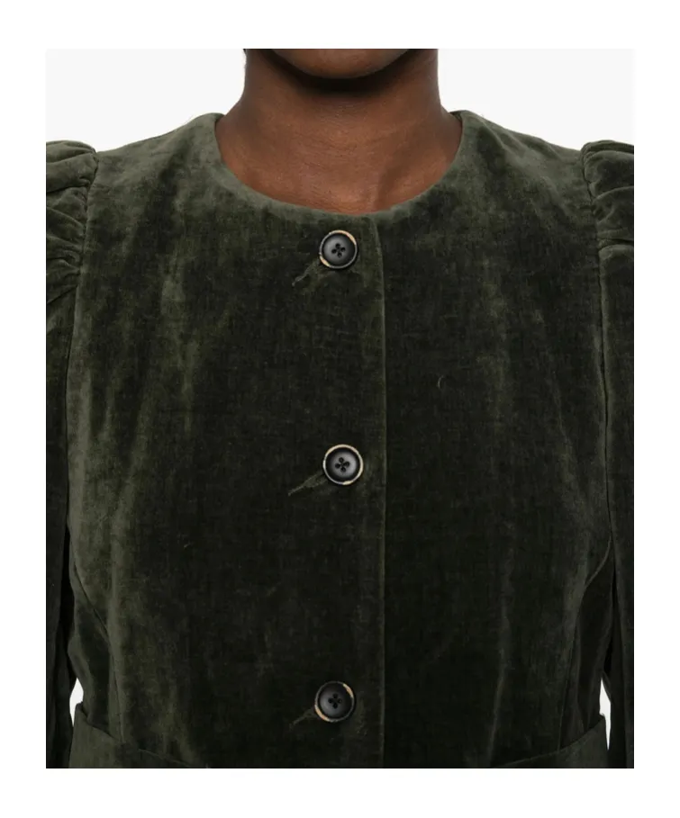 Crew Neck Casual Jacket